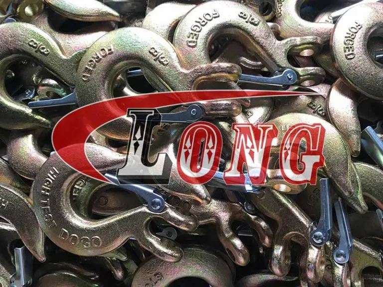 LGRIG® Clevis Slip Hook with Latch Grade 43 High Test