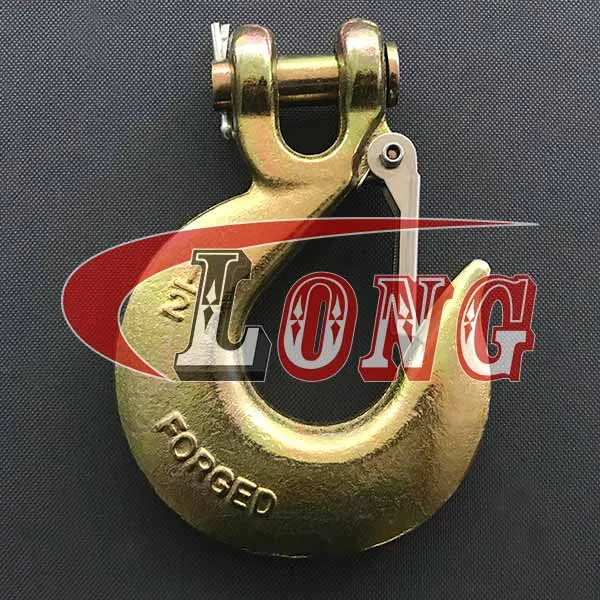 LGRIG® Clevis Slip Hook with Latch Grade 70 Alloy Steel