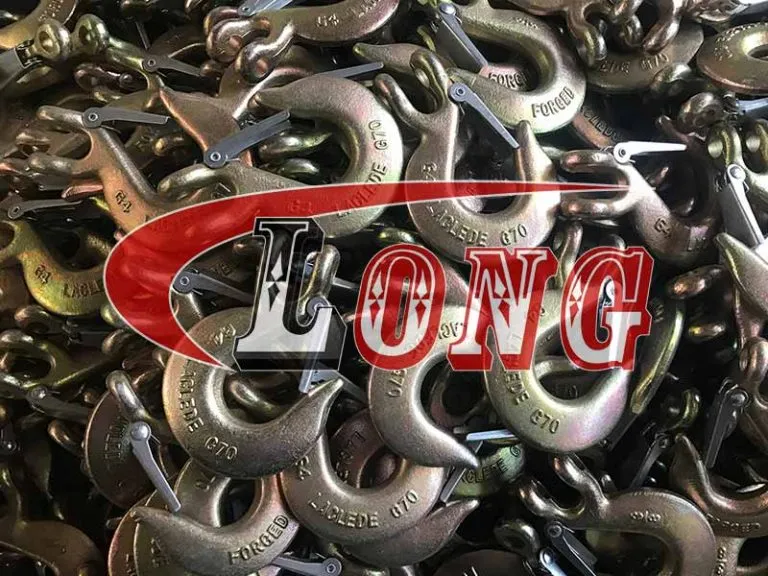 LGRIG® Clevis Slip Hook with Latch Grade 70 Alloy Steel