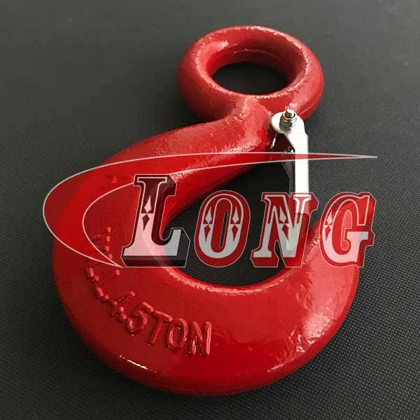 LGRIG® Eye Hoist Hook with Latch LG320A Grade 70