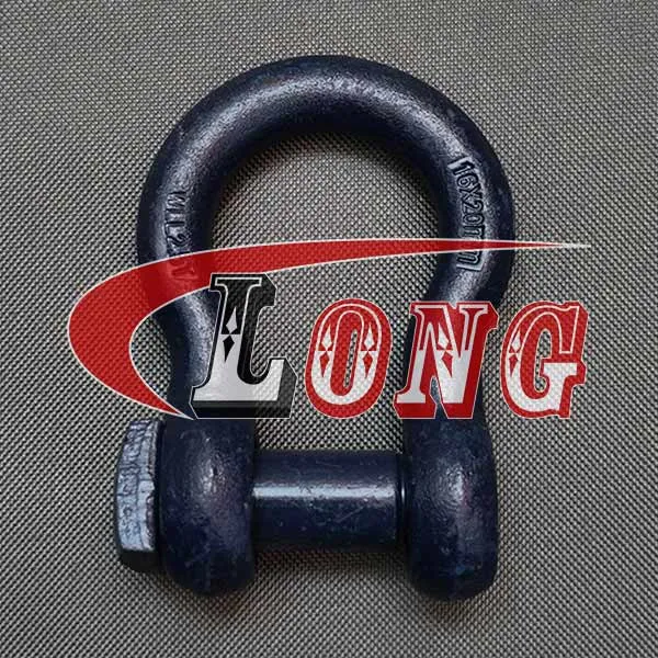 LGRIG® Blue Painted Bow Shackle Trawler Square Head Pin