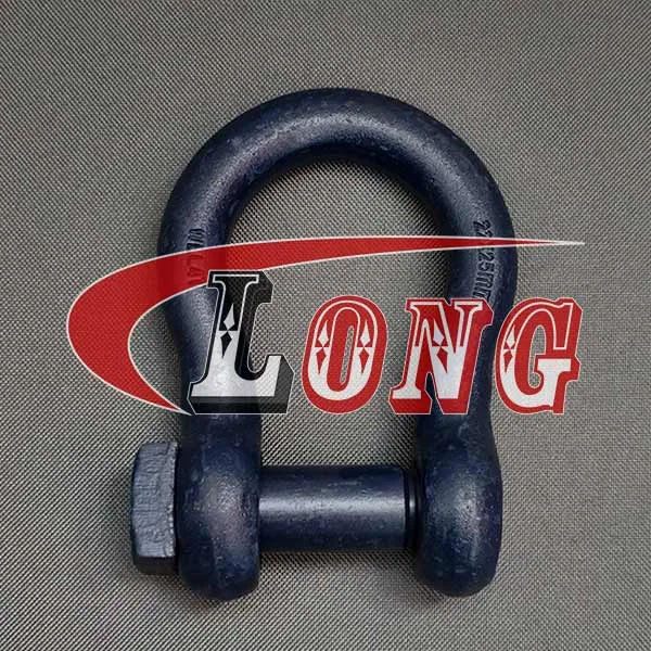 LGRIG® Blue Painted Bow Shackle Trawler Square Head Pin