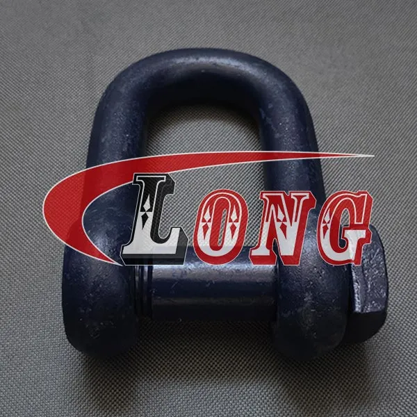 LGRIG® Blue Painted Steel Shackle Dee Trawler Square Head Pin