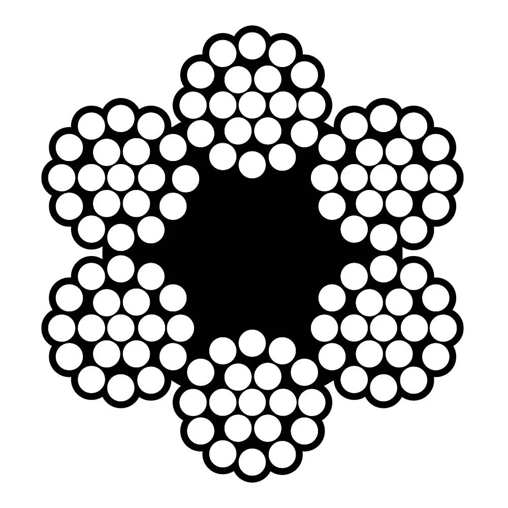 LGRIG® 6×19+FC Galvanized Wire Rope