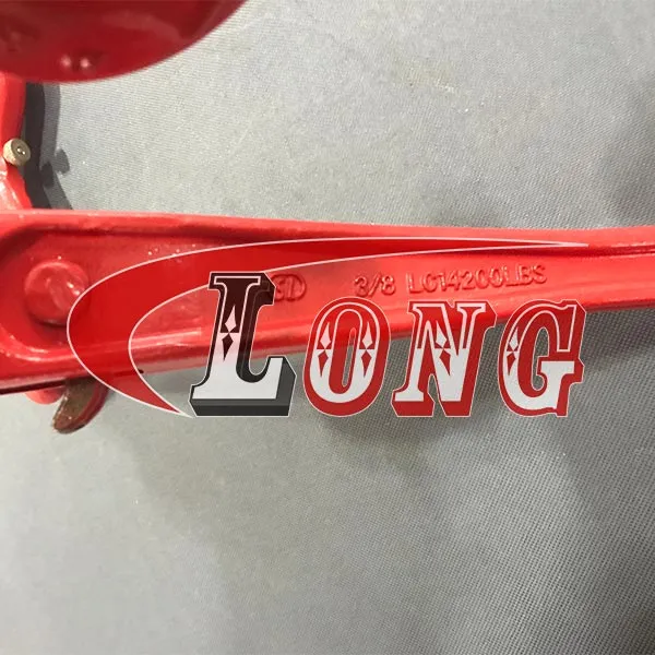 LGRIG® Grade 80 Ratchet Chain Load Binder with Safety Hooks EN12195-3