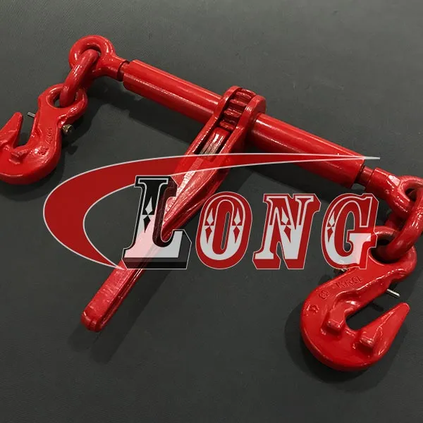 LGRIG® Grade 80 Ratchet Chain Load Binder with Safety Hooks EN12195-3