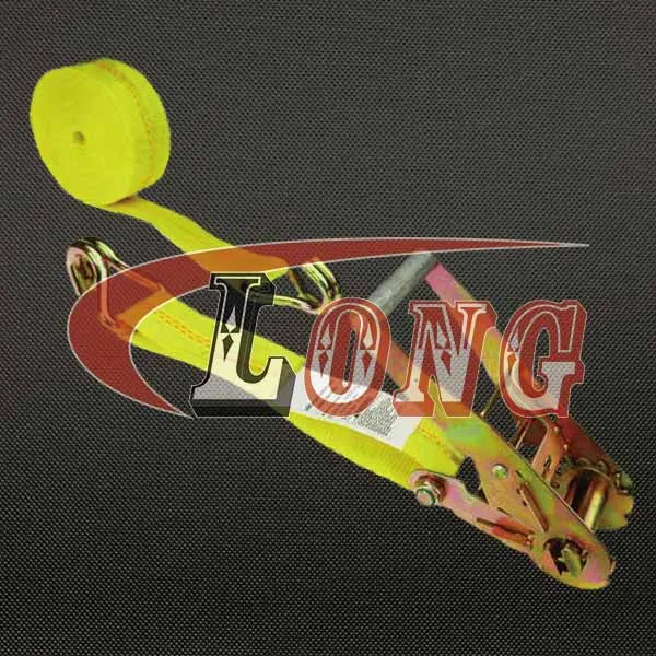 LGRIG® 2 Inch Ratchet Straps with Double J Hook