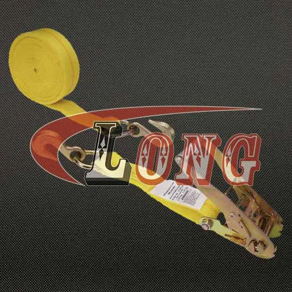 LGRIG® 2 Inch Ratchet Strap with Grab Hook