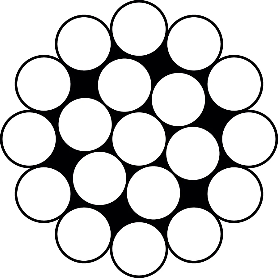 LGRIG® 1 x 19 Galvanized Steel Wire Rope