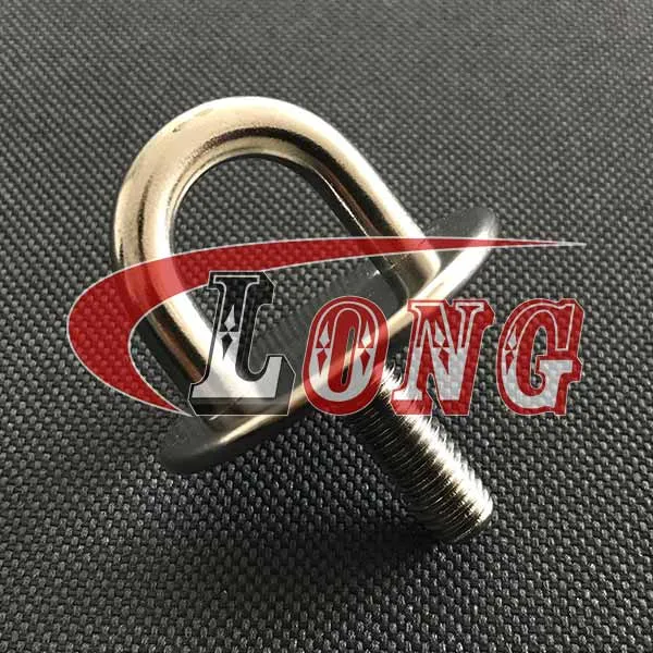 LGRIG® Stainless Steel Round Eye Plate with Threaded Stud