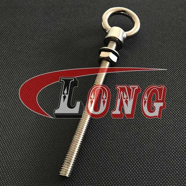 LGRIG® Stainless Steel Shoulder Eye Bolt UNC Thread with Nut and Washer