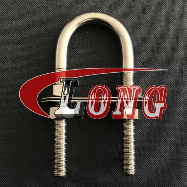 LGRIG® Stainless Steel U Bolt Clamp TPFN Type with 2 Plates & 4 Nuts