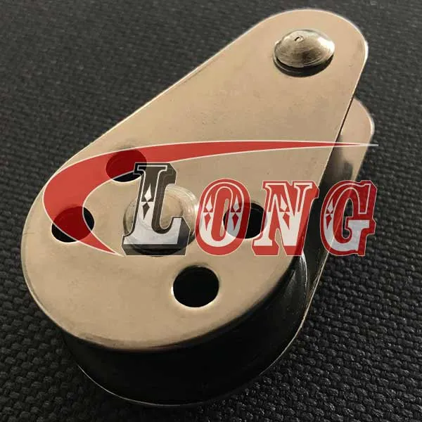 LGRIG®-removable-pin-pulley-block-with-nylon-sheave-and-bracket-stainless-steel