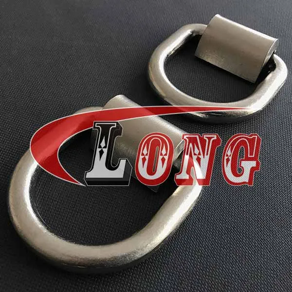 stainless steel drop forged weldable d ring mounting clip