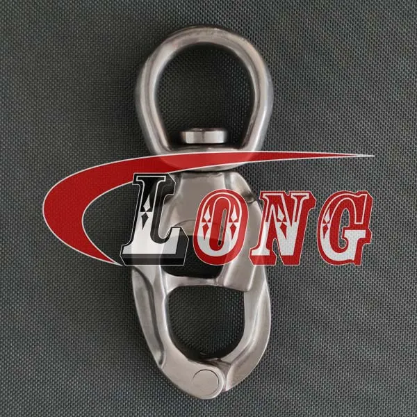 LGRIG® Stainless Steel Speedlink HR Trigger Snap Shackle with Swivel Eye
