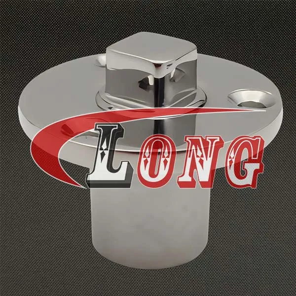 LGRIG® Stainless Steel Marine Garboard Drain Plug with Round Flange