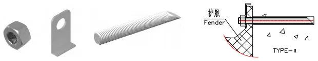 Precast Nut-Ⅰof LGRIG® Super Cone Fenders SCB Type