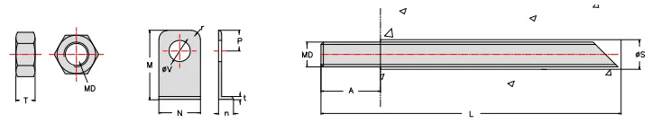 Anchor Bolt Ⅱ of LGRIG® Corner Arch Fenders